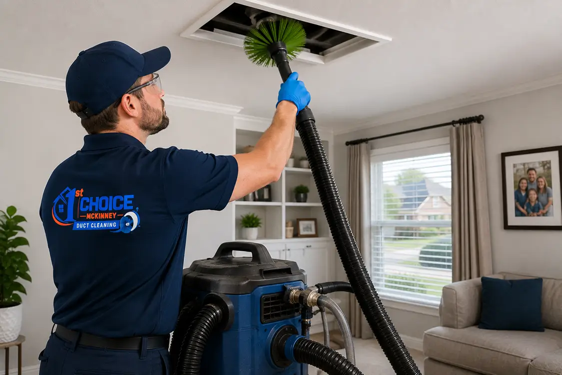  Professional air duct cleaning service in McKinney TX