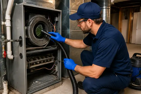 Professional furnace cleaning service in McKinney TX