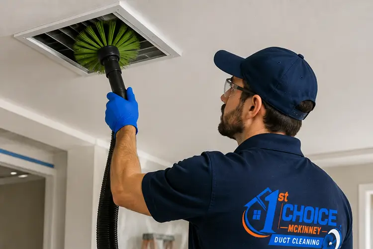 Professional air vent cleaning service in McKinney TX